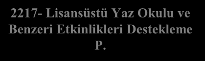 (Doktora Öğrencileri için) 2214/B Yurt DıĢı Yüksek Lisans ve Doktora Burs Programları 2213- Yurt DıĢı Lisansüstü Burs