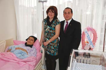 Şevki Atasagun Devlet Hastanesi nde Rabia bebek, Gaziantep Özel Sani Konukoğlu Hastanesi nde Hilal Ece bebek ve Diyarbakır Dicle Üniversitesi Doğum Hastanesi nde Taha bebek dünyaya geldi.