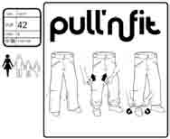 Bacak uzunluğunu ayarlamayı sağlayan Pull n Fit Sistemi Kadın: 36-46