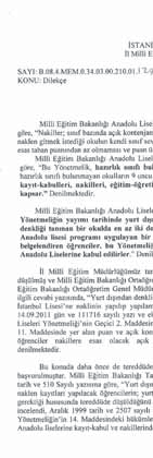 gerektiğini, bu konuda mevzuatımızda başka bir hüküm bulunmadığı bildirilmiştir.