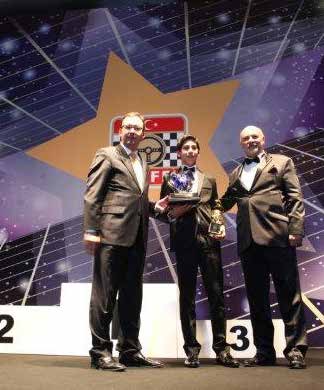 TOSFED 2013 ÖDÜL GECESİ Türkiye Otomobil Sporları Federasyonu 2013 Türkiye Şampiyonları Ödül Töreni Gala Gecesi, 24 Ocak akşamı Çırağan