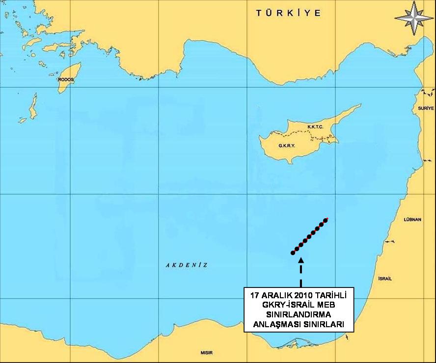 Doğu Akdeniz de Deniz Yetki Alanlarının Paylaşılması Sorunu ve Türkiye 2.2.4.