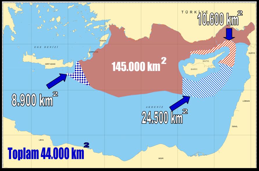 Kadar Ortaya Konulan Haritalarla Kıyaslandığında Türkiye Tarafından