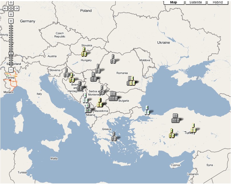 SEE-GRID Altyapısı Güney-Doğu Avrupa Gridi mevcut altyapısı 12 ülke ~40 bilgisayar kümesi (cluster/grid