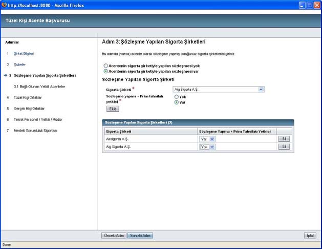 Adım-3 (Sözleşme Varsa) Şekil 4.9.