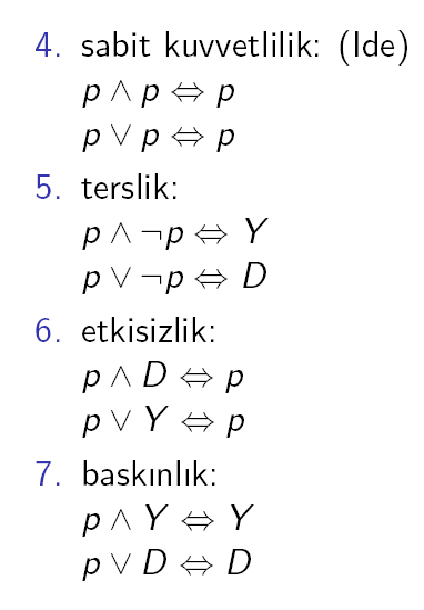 Eşdeğerlilikler 2