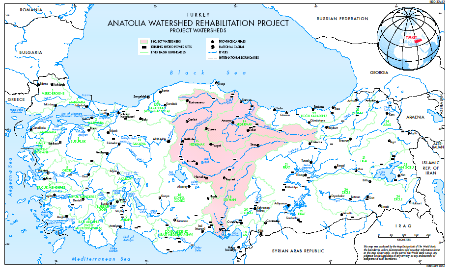 Çoruh Nehri Havzası Koordinatörlüğünü Ağaçlandırma ve Erozyon Kontrolu Genel Müdürlüğü nün yaptığı projenin finansman desteği Türkiye Cumhuriyeti ve Japon JICA tarafından sağlanmaktadır.