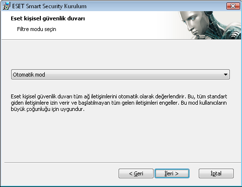 Yüklemenin bir sonraki adımı, program parametrelerini korumak için parola girmektir. Programı korumak istediğiniz bir parola seçin. Onaylamak için parolayı yeniden yazın.