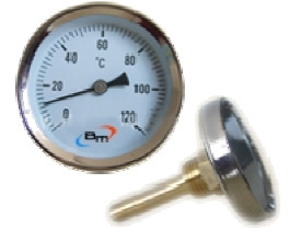 Basınç Termometreleri : Sıcaklık Ölçüm Yöntemlerine Örnekler Bu tip cihazlar ile sıcaklık ölçülmesi, kapalı bir kap içerisinde bulunan akışkanın sıcaklıkla genleşmesi sonucu oluşturduğu basıncın bir