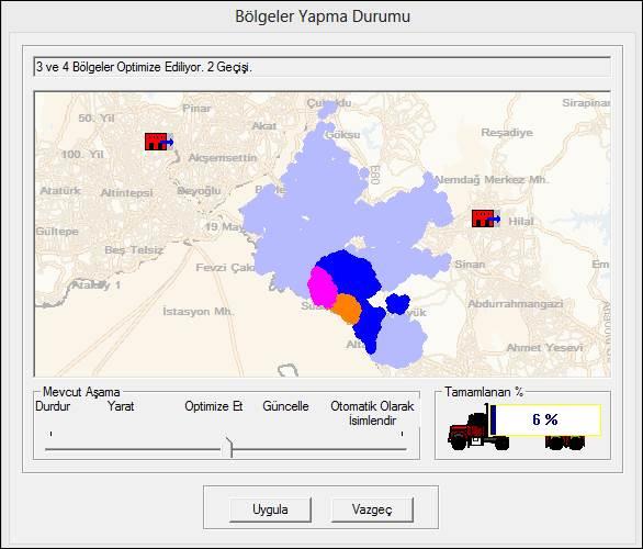 Stratejik Satış Bölgeleri Oluşturulmaktadır.