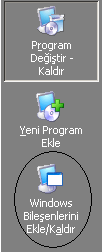 PROGRAM EKLE/KALDIR(devam) 3.