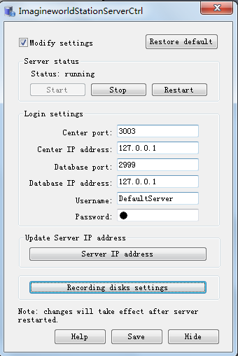 Şekil 3.9 Öncelikle Imageworldstation Server çalıştırılır.şekil 3.10 Şekil 3.