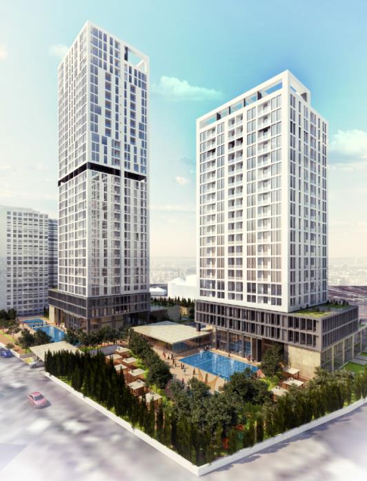 ROYAL GROUP Skygarden Residences Royal Group un 2 kuleden oluşan ve toplam inşaat alanı 70.