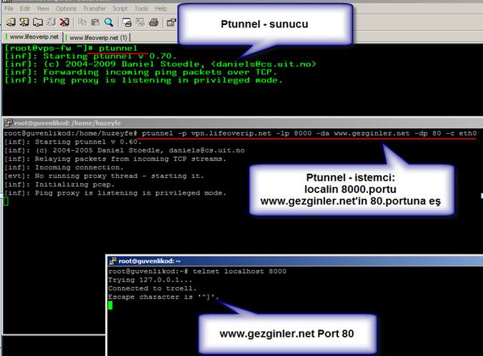 Ptunnel ICMP