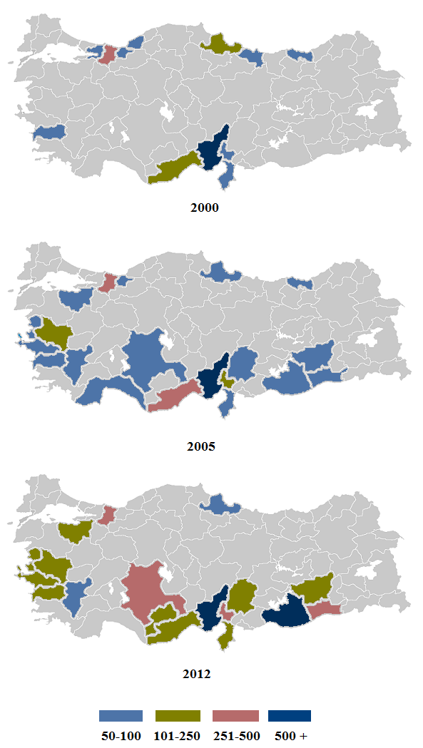 TEPGE Mısır Durum / Tahmin 2013/2014 Harita 5.