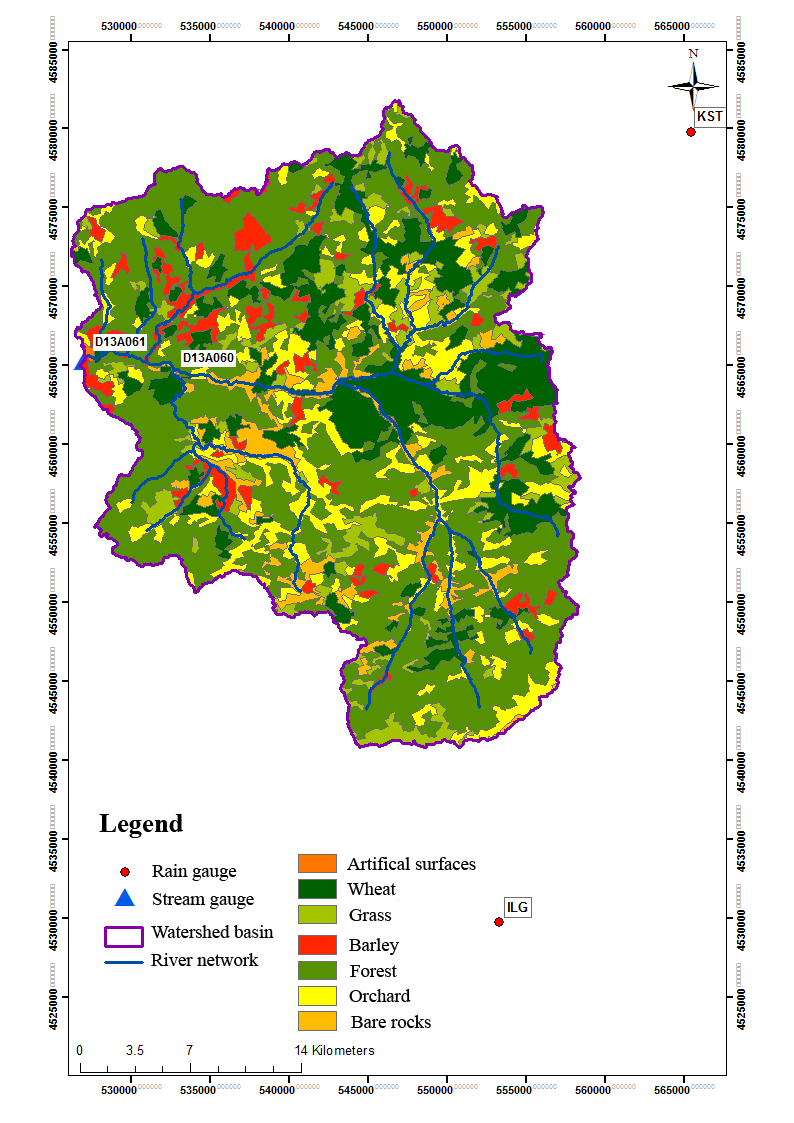 Arazi Kullanımı/Bitki Örtüsü Haritası CORINE Arazi Örtüsü/Kullanımı Arazi kullanımı/bitki örtüsü kategorileri Alan (km 2 ) % Yerleşim alanı 0.85 0.