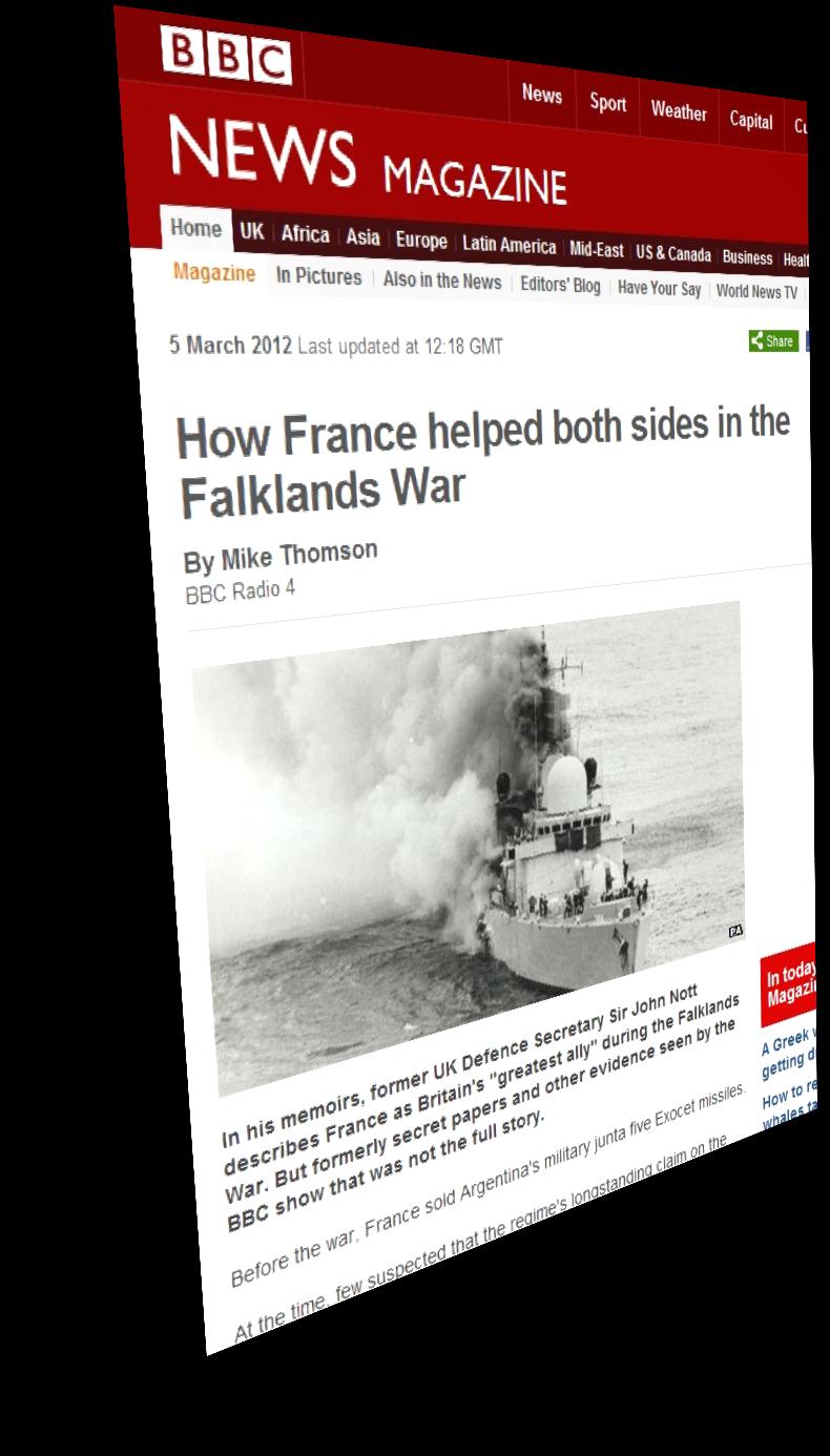 SİBER SUÇLAR 1982 İngiltere Arjantin Falkland Savaşında Savaşın Seyri Nasıl Değişti?