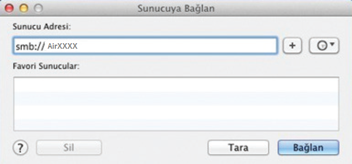 -MAC OS İşletim Sistemine Sahip Bilgisayar: Erişim için Finder ->