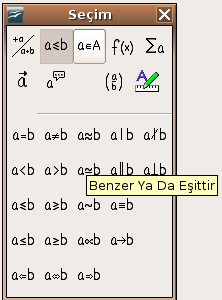 Bir formül girmek Şekil 168. Katalog - Yunanca karakterleri eklemek Örnek 2: 3.