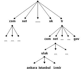 2 10.1 DNS nedir? Internet üzerinde, makinelerin iki adresi bulunmaktadır: Alan adı IP Adresi Internet üzerindeki bir bilgisayara erişmek için erişilecek bilgisayarın IP adresi bilimelidir.