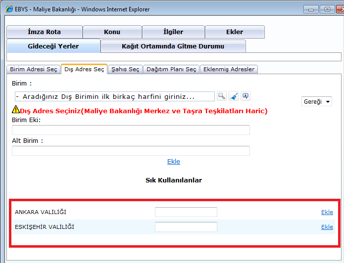 4.4. Onay Evrakı Makamdan onay almak için yazılan evraklardır. Evrakın gideceği yer alanına makam adı yazılır. Evrak sistemden sayı aldıktan sonra otomatik kapanır, postalama işlemi yapılmaz.