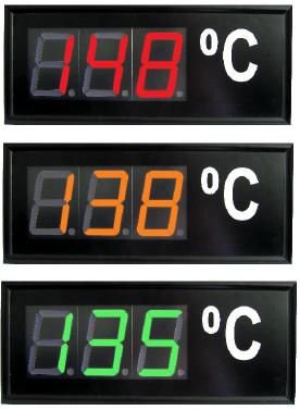 Nümerik Dijital Göstergeler, Dijit Yüksekliği 100 mm, 3 renkli Tip DL21 Nümerik ( 100 mm dijit yüksekliği, 3 dijit sayısı,3 renkli ) Dijital Gösterge - Kapalı alanlardaki uygulamalar için