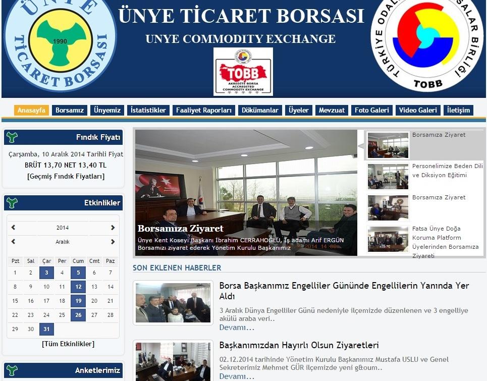 c) Borsamız Web sitesinden günlük faaliyetler ve