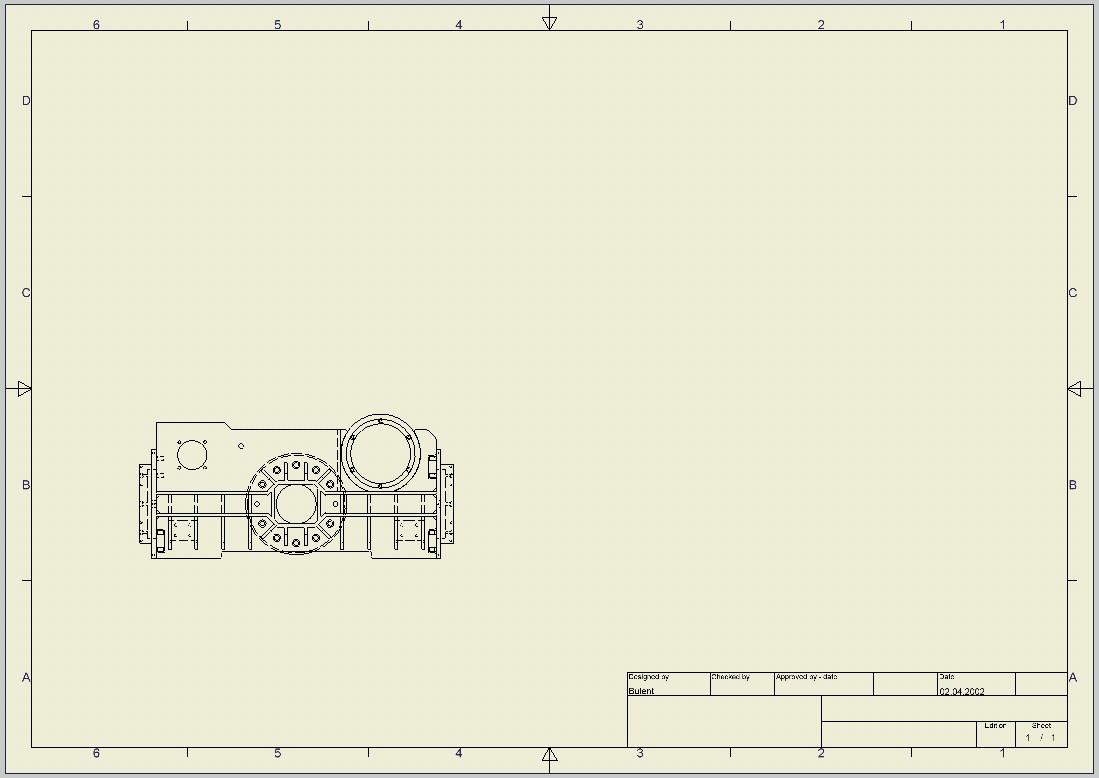 SAYISAL GRAFİK Autodesk Inventor 2008 Tanıtma ve Kullanma Kılavuzu İstenen bakış ya da görünüş seçildikten sonra, çizim ekranında