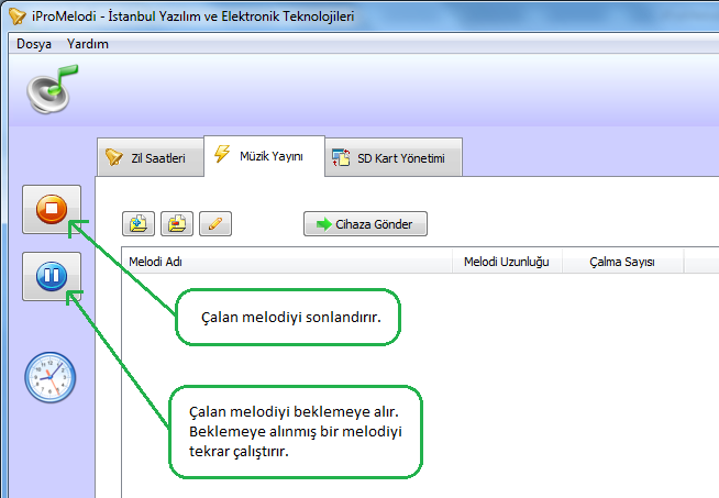 Cihaz Sesini Ayarlamak Melodi cihazının sesini ayarlamak için tek yapmanız gereken ses kontrol çubuğunu aşağı/yukarı yönde sürüklemektir.