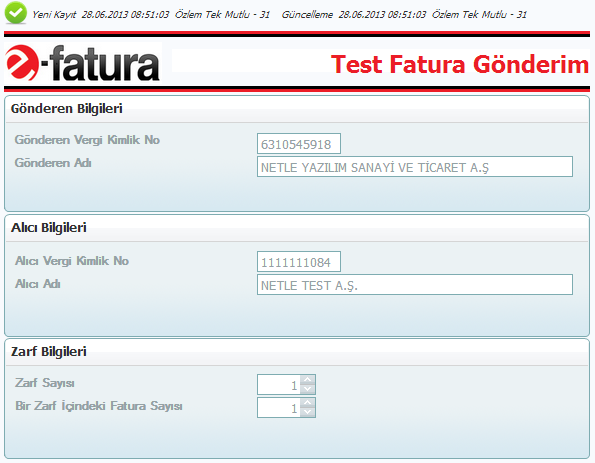 Test Fatura