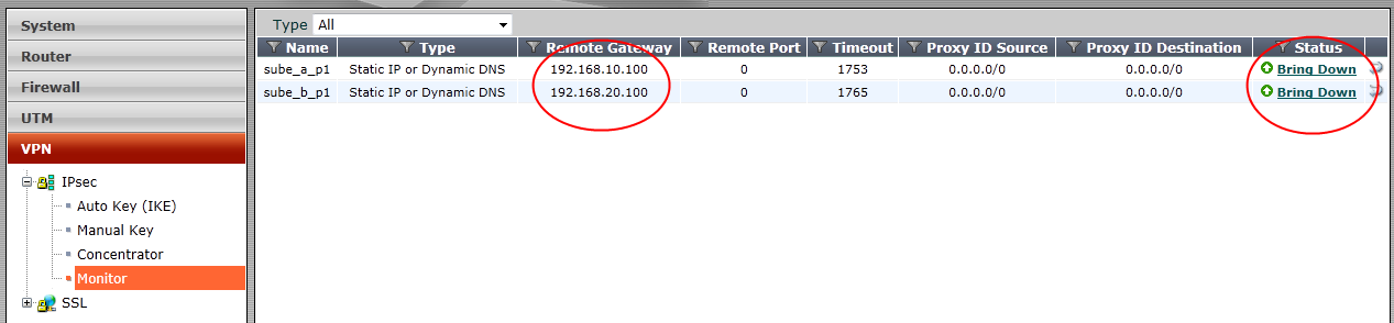 Şube (B) FortiGate (Hedef Adresi Ayarları) Şube (B) FortiGate cihazındaki VPN kuralında Destination Address alanında merkez_network ile sube_a_network seçmelisiniz.