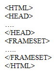 ÇERÇEVELER <frameset> Çerçeve oluşturmak için kullanılan etikettir.