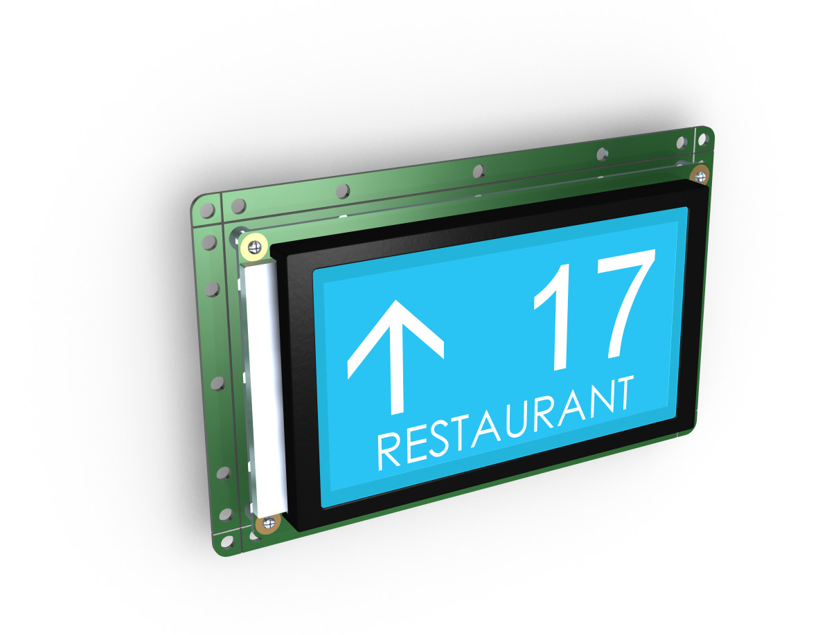 LCD graphics liquid crystal displays Take the advantages of the technology 6 different model and sizes Starting from 128x64 to 240x128pixel 70x40 to 114x64mm PLD series graphics LCD indicators are