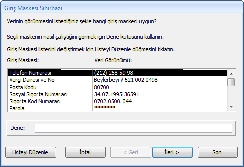 2.2.4. Kısıtlamalar(Constraints) Şekil 2.25: Yabancı anahtar Veri tabanı hazırlama programında bir alana girilecek olan veri için birtakım kısıtlamalar oluşturulabilmektedir.