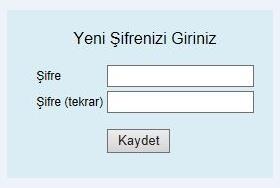 . 2.1.1. Kullanıcı Adı Şekilde "0612" olarak görülmektedir. Bu bağlantı üzerine tıklatınca yandaki ekran karşımıza çıkar. Oturumu Kapat: Kullanıcının oturumu kapatılır.