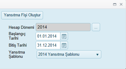 3.1.6. Yevmiye No Sırala Aktif hesap dönemindeki fiş tarihi başlangıç ve bitiş tarihi arasında olan fişlerin yevmiye numarası verilmesi veya düzenlenmesi için kullanılabilir. 3.1.7.