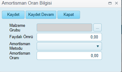 5.15.3. Silme Gridde seçili kayıt silinmek istendiğinde kullanılır. Kullanılmış ise silinemez. 5.16.