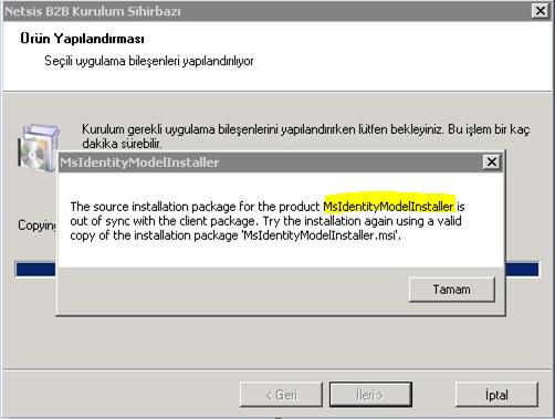 MsIdentity Error Çözüm: Kontrol Panel, Program