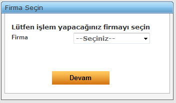 Elektronik İmza Girişi sekmesi seçildiğinde Elektronik İmza kullanılmasını sağlayan bir Java applet çalıştırılacaktır.