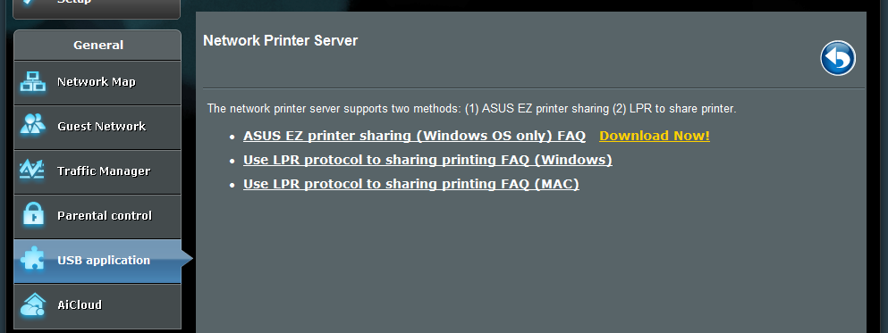 NOT: Yazdırma sunucusu işlevi Windows XP, Windows Vista ve Windows 7'de desteklenmektedir. EZ Yazıcı paylaşımı modunu ayarlamak için: 1.