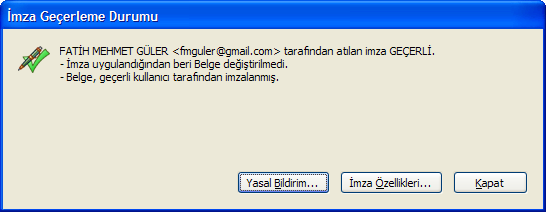 karşılaştırılarak, mobil imza ile işlem yapma adımlarının tümü