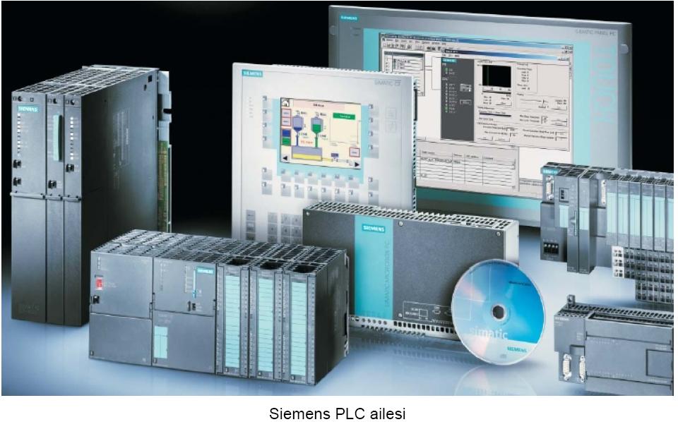Şekil 2.1 Siemens PLC ailesi Siemens Ailesine ilişkin küçük, orta ve büyük ölçekli PLC lerinin önemli özellikleri Tablo 2.