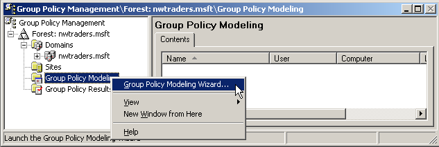 67 Group Policy Modeling (Group Policy Modelleme ) Bu eklentiden önce sistemimizdeki Group Policy Object lerini yönetmek için Active Directory Users and Computers ve Active Directory Sites and