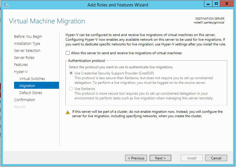 Windows Server 2012 R2 Hyper-V Failover Cluster Kurulum ve Yapılandırma-14