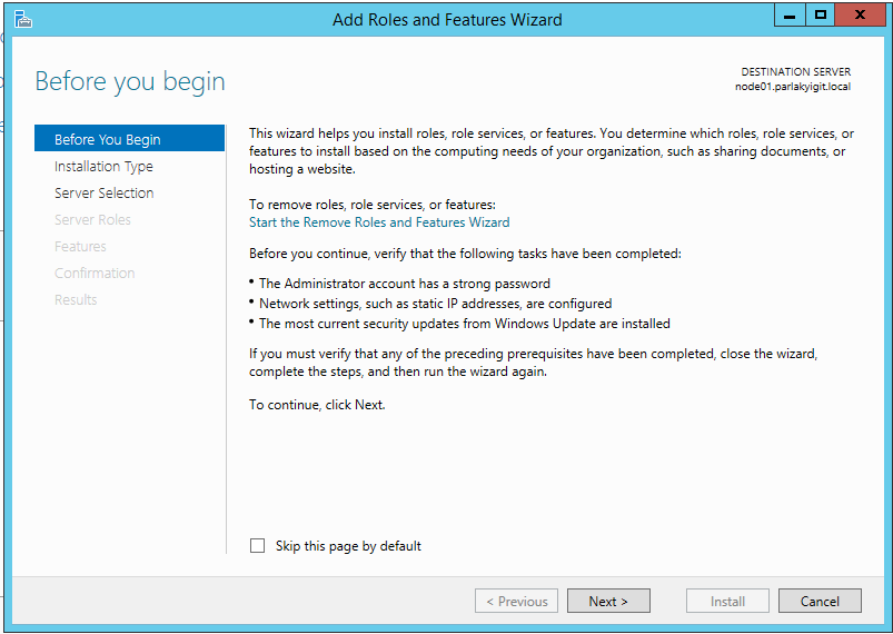Windows Server 2012 R2 Hyper-V Failover Cluster Kurulum ve