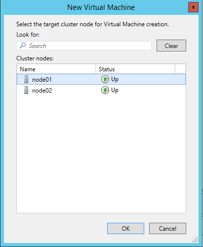 Windows Server 2012 R2 Hyper-V Failover Cluster Kurulum ve Yapılandırma-116 Öncelikler Node01 veya Node02 isimli sunucularımızdan herhangi birisi olabilir.