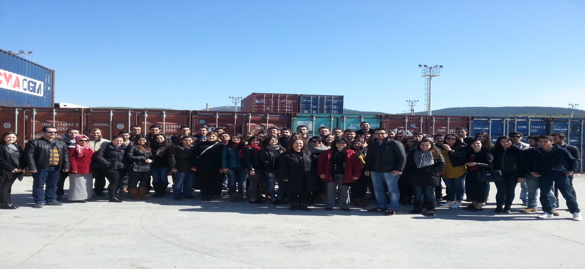 Nemport Liman Gezisi, 18 Mart 2015 Lojistik Yönetimi Bölümü öğrencilerimizin ve