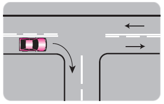 ARAÇLARIN MANEVRALARI (SAĞA DÖNÜŞ): Sürücüler kavşaklara yaklaşırken; yerleşim yerlerinde 30 metre, yerleşim yerleri dışında 150 metre mesafe içinde ve kavşaklarda şerit değiştirmeleri yasaktır.