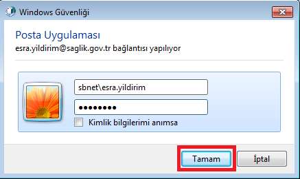 5. Karşımıza çıkan ekranda Sağlık Bakanlığına ait sunucu