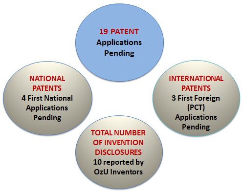 Fikri Mülkiyet Hakları Yönetimi ÖzÜ Üyelerine ait 133 patent + ÖzÜ Üyeleri ve